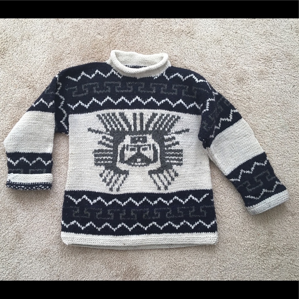 Indian weavings chunky sweater